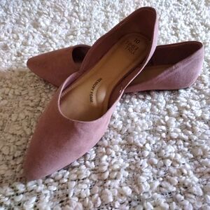 Time and Tru dusty rose flats